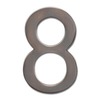 Architectural Mailboxes Brass 5 inch Floating House Number Dark Aged Copper 8 3585DC-8